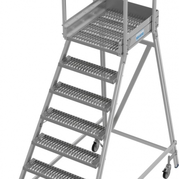 Односторонняя передвижная лестница с платформой 8 ступеней KRAUSE STABILO 821423 - ЛЕСТНИЦЫ СТРЕМЯНКИ KRAUSE В ЕКАТЕРИНБУРГЕ